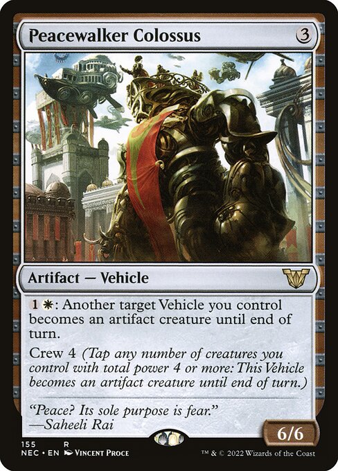 Colosso Caminhante da Paz — Neon Dynasty Commander 155