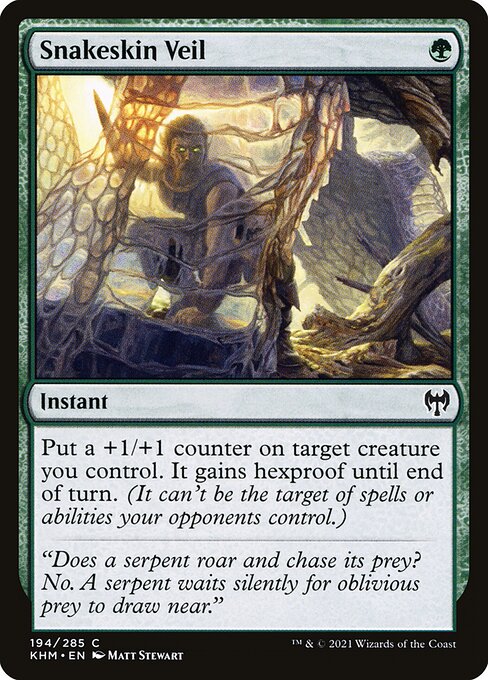 Véu de Pele de Serpente — Kaldheim 194