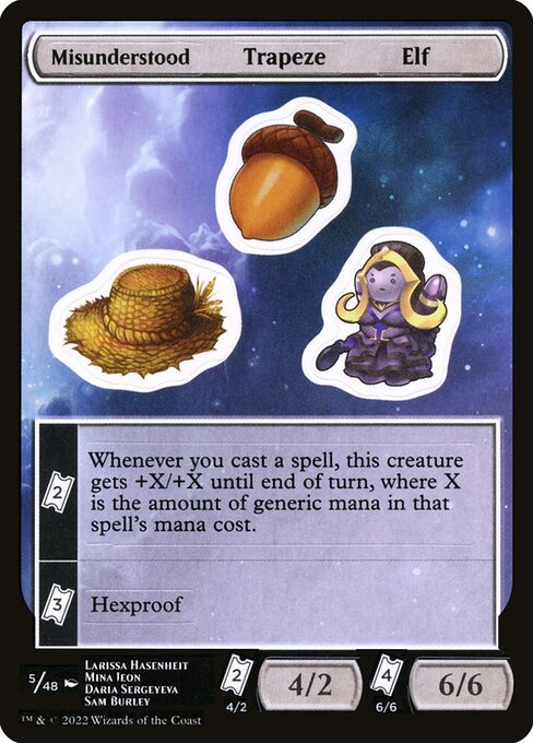 Misunderstood Trapeze Elf — Unfinity Sticker Sheets 5