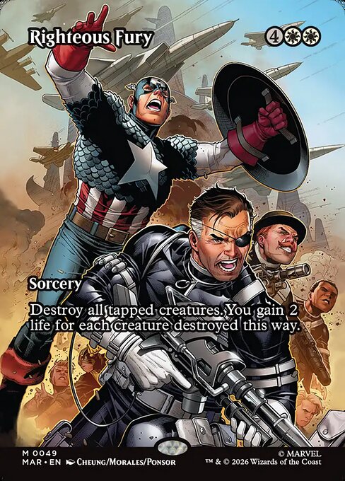 Righteous Fury — Marvel Universe 49