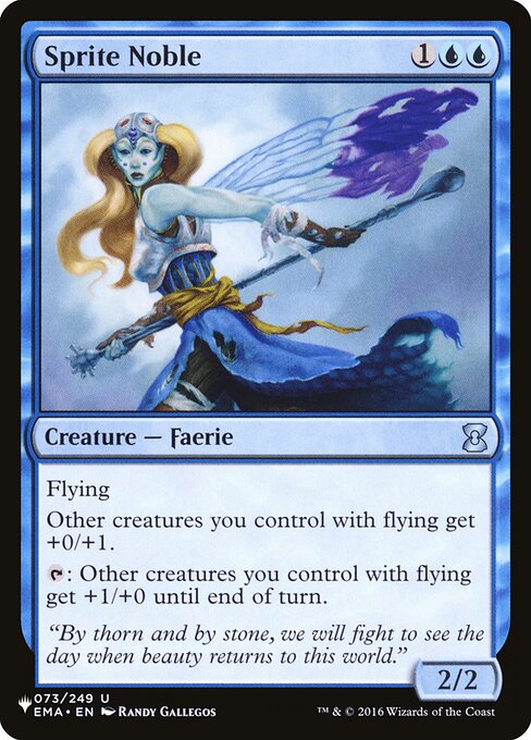 Nobre Sílfide — The List EMA-73