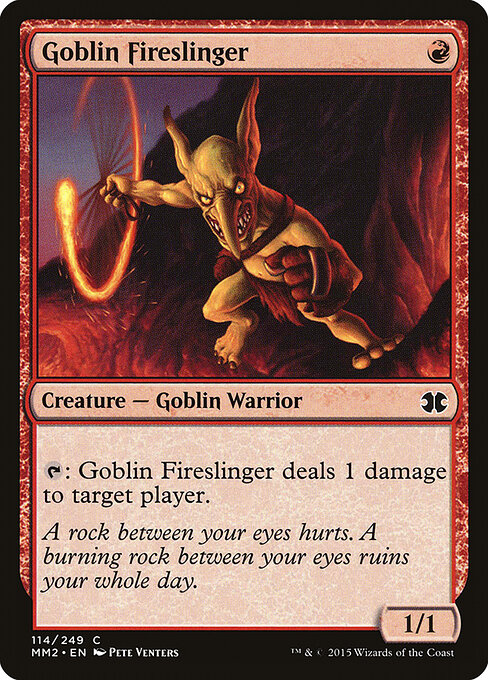 Goblin Atirador de Fogo — Modern Masters 2015 114