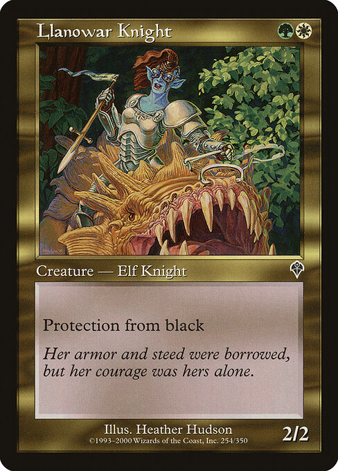Cavaleiro de Llanowar — Invasion 254