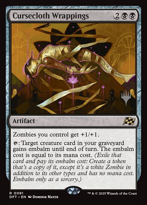 Cursecloth Wrappings — Aetherdrift Promos 81p