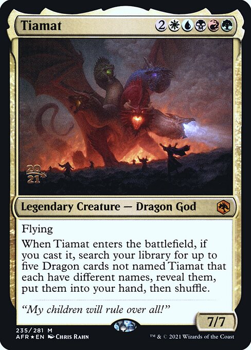 Tiamat — Adventures in the Forgotten Realms Promos 235s
