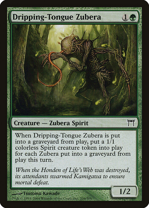 Zubera da Língua Gotejante — Champions of Kamigawa 206