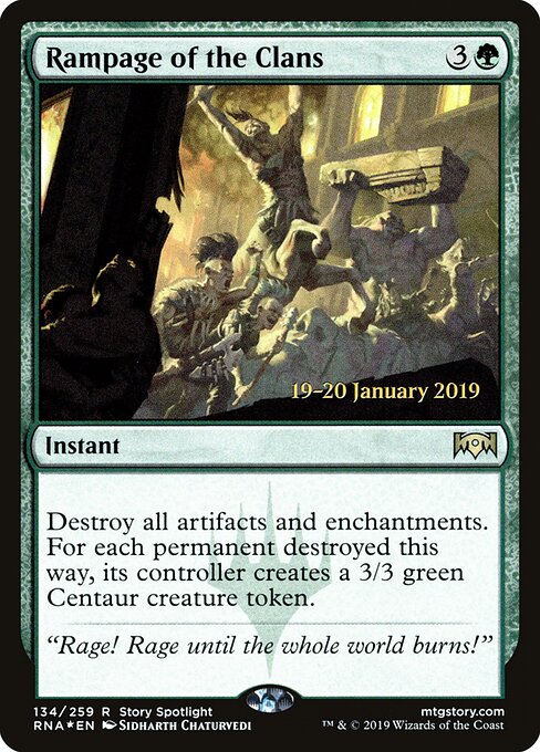 Fúria dos Clãs — Ravnica Allegiance Promos 134s