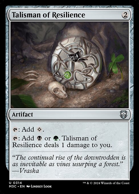 Talismã da Resiliência — Modern Horizons 3 Commander 314