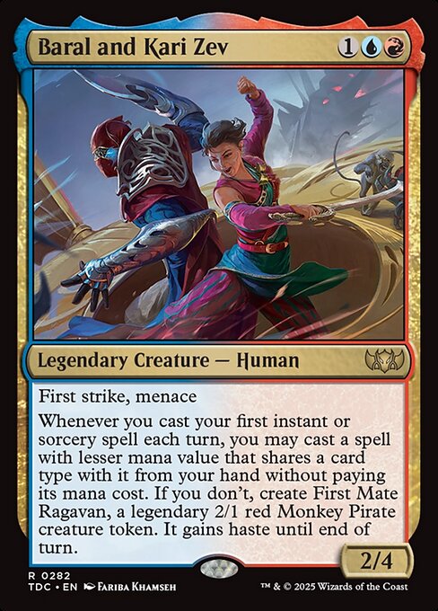 Baral e Kari Zev — Tarkir: Dragonstorm Commander 282