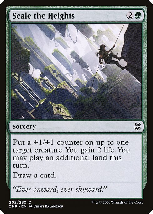 Escalar as Alturas — Zendikar Rising 202