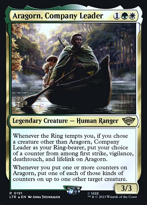Aragorn, Líder da Sociedade — Tales of Middle-earth Promos 191s