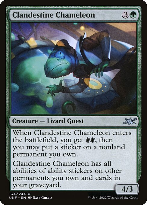 Clandestine Chameleon — Unfinity 134