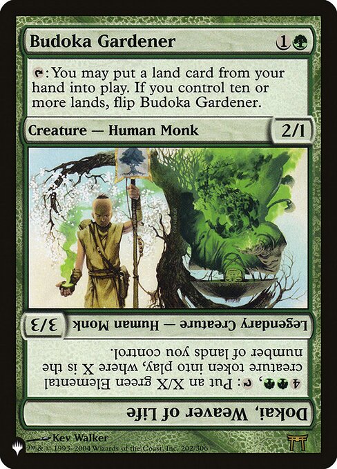 Budoka Gardener // Dokai, Weaver of Life — The List CHK-202