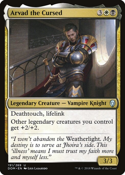 Arvad, o Amaldiçoado — Dominaria 191