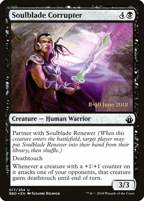 Soulblade Corrupter — Battlebond Promos 17s
