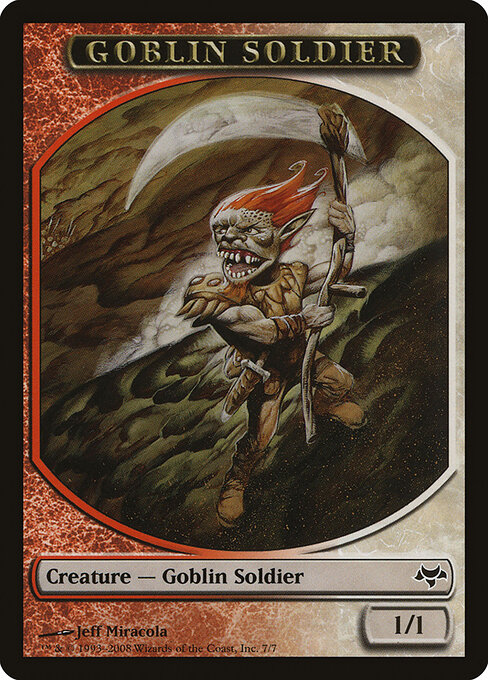 Goblin Soldier — Eventide Tokens 7