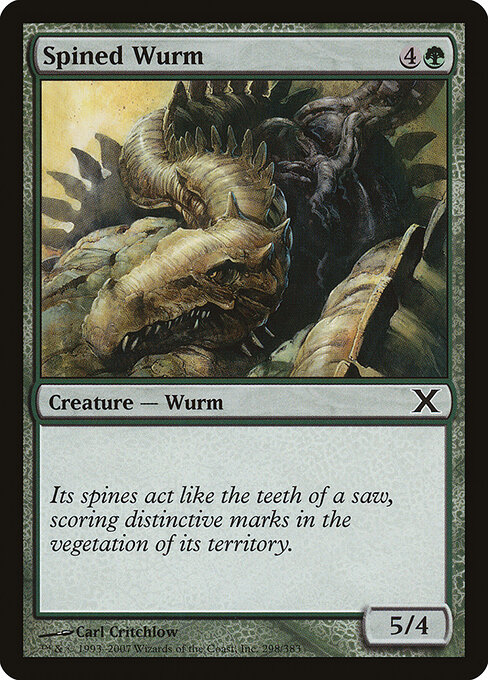 Vorme Espinhoso — Tenth Edition 298