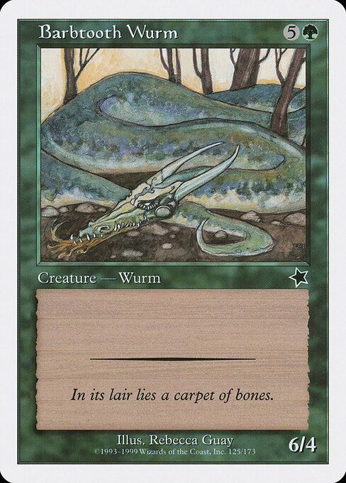Barbtooth Wurm — Starter 1999 125