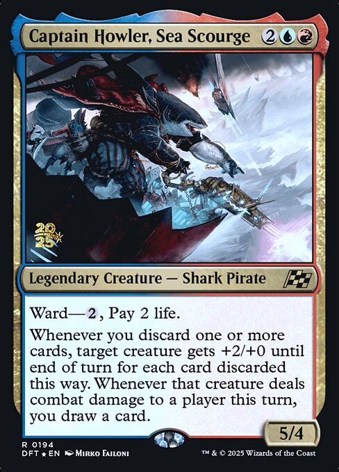 Captain Howler, Sea Scourge — Aetherdrift Promos 194s