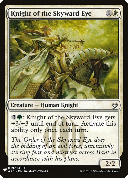 Cavaleiro do Olho Celestial — The List A25-19
