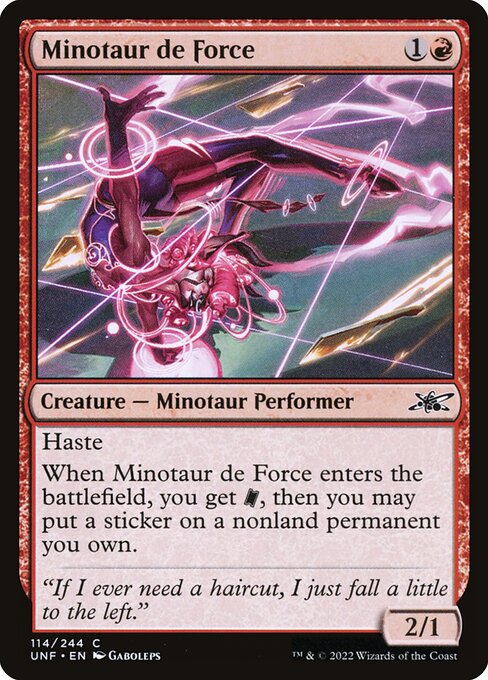Minotaur de Force — Unfinity 114