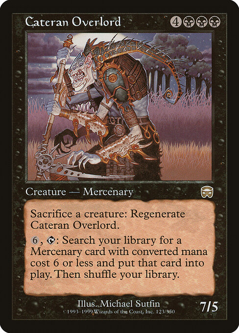 Comandante Cateran — Mercadian Masques 123