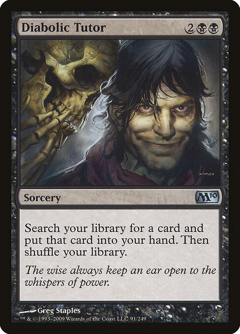 Tutor Diabólico — Magic 2010 91