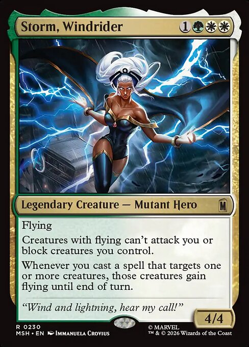 Storm, Windrider — Marvel Super Heroes 230