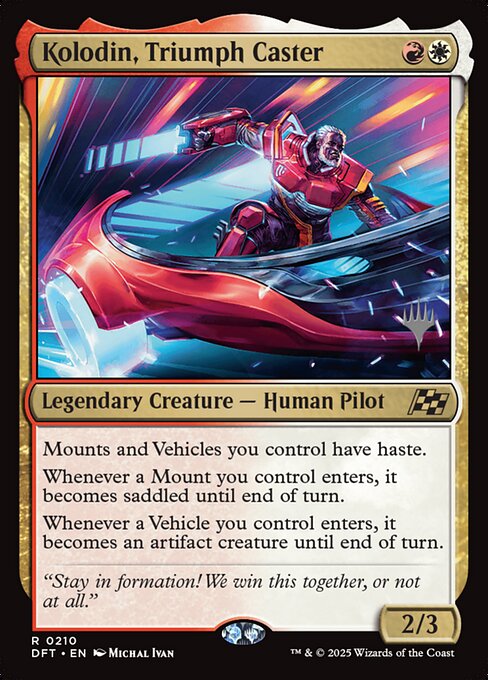 Kolodin, Triumph Caster — Aetherdrift Promos 210p