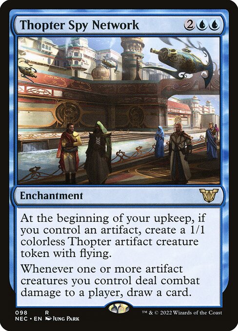 Rede de Espionagem de Tópteros — Neon Dynasty Commander 98