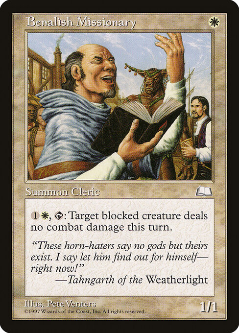Missionário de Benália — Weatherlight 10
