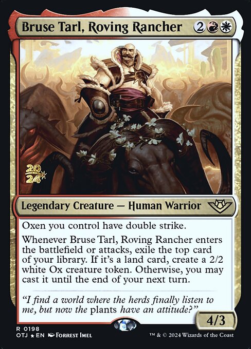 Bruse Tarl, Rancheiro Itinerante — Outlaws of Thunder Junction Promos 198s