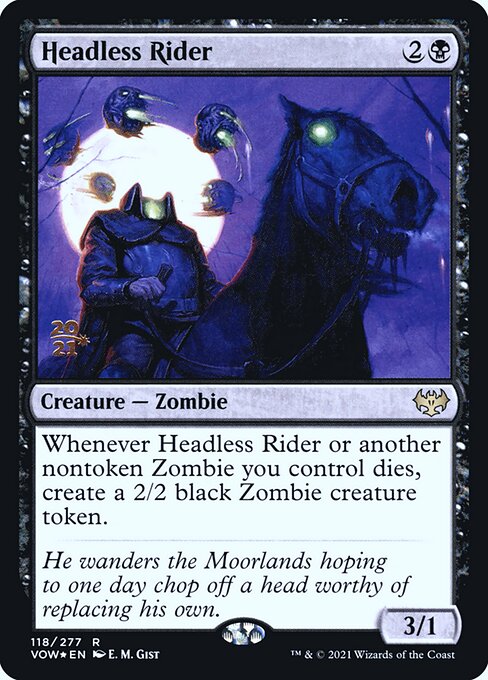 Ginete sem Cabeça — Innistrad: Crimson Vow Promos 118s