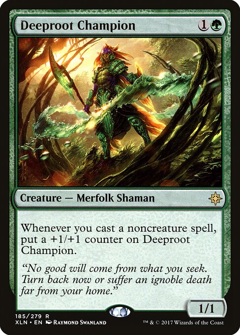 Campeão de Raiz Profunda — Ixalan 185