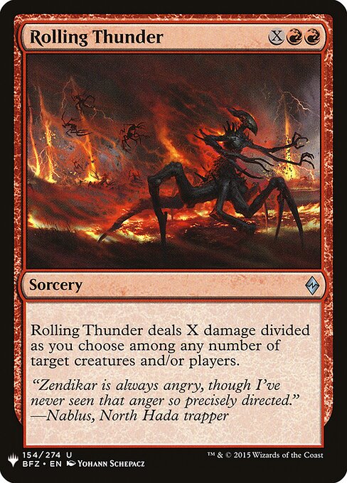 Trovoada Ribombante — The List BFZ-154