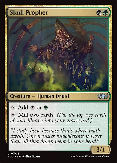 Profetisa do Crânio — Tarkir: Dragonstorm Commander 304