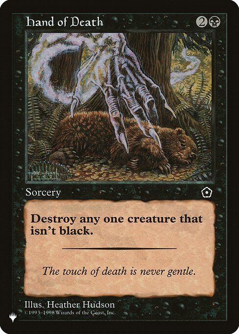 Hand of Death — The List P02-74