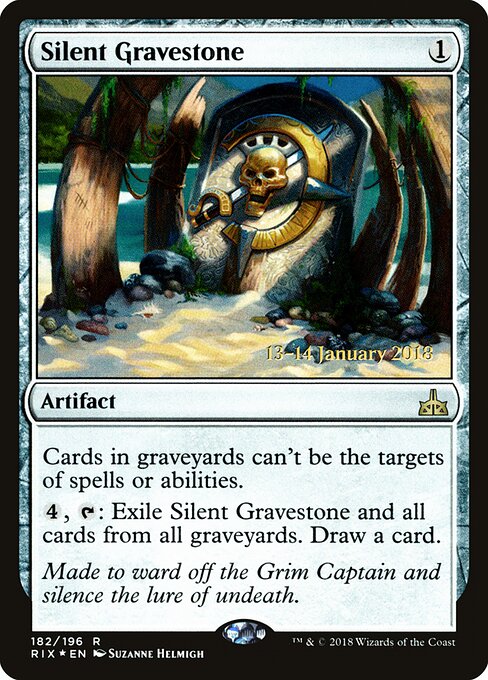 Lápide Silenciosa — Rivals of Ixalan Promos 182s
