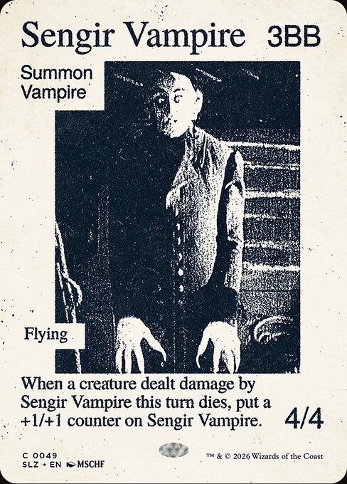 Vampiro de Sengir — The Zeta Set 49
