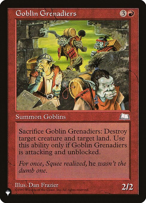 Granadeiros Goblins — The List WTH-104