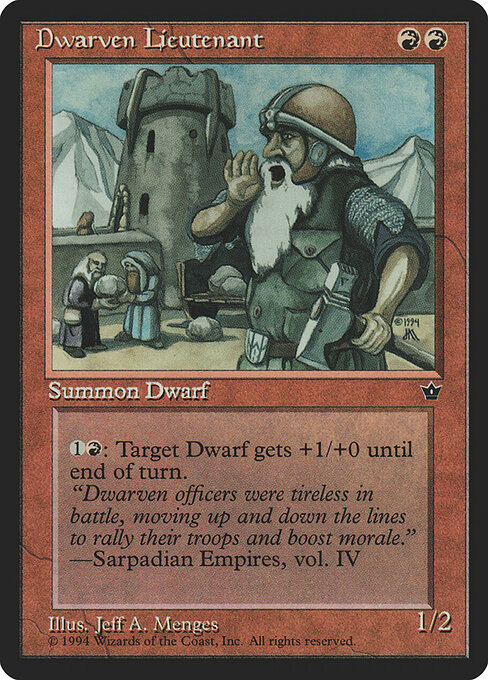 Dwarven Lieutenant — Fallen Empires 52