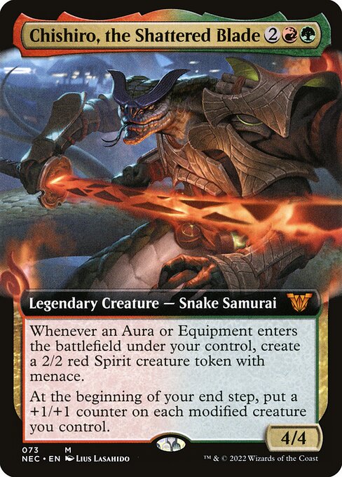 Chishiro, a Lâmina Despedaçada — Neon Dynasty Commander 73