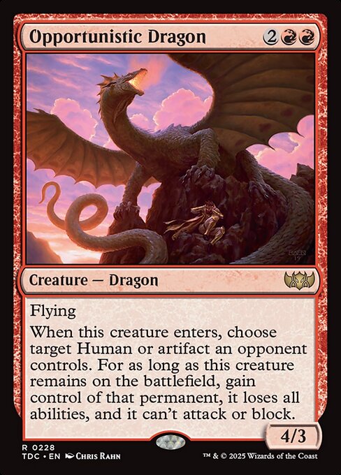 Dragão Oportunista — Tarkir: Dragonstorm Commander 228