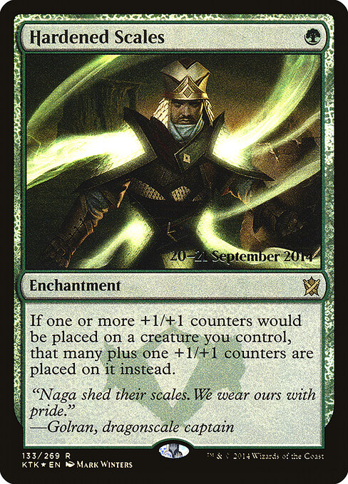 Escamas Endurecidas — Khans of Tarkir Promos 133s
