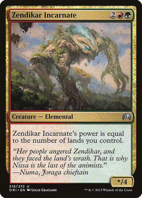 Zendikar Incarnada — Magic Origins 219