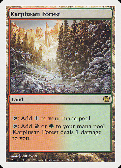 Floresta Karplusana — Ninth Edition 321