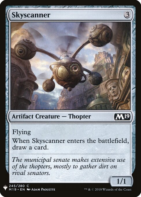 Sonda Aérea — The List M19-245