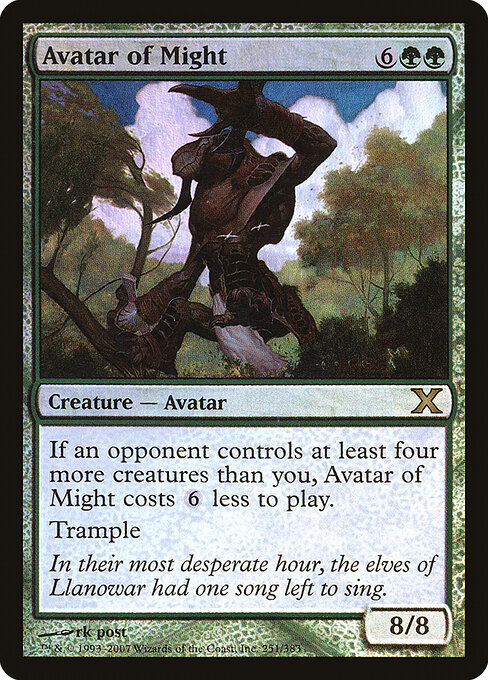 Avatar do Poder — Tenth Edition 251★
