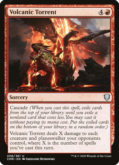 Torrente Vulcânica — Commander Legends 208