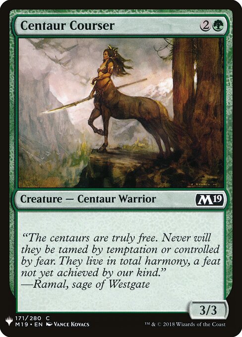 Centaura-Caçadora — The List M19-171